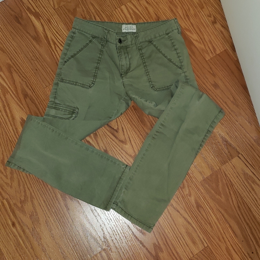 Green Aeropostale Skinny Jeans